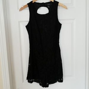 Forever 21 Black Lace Romper